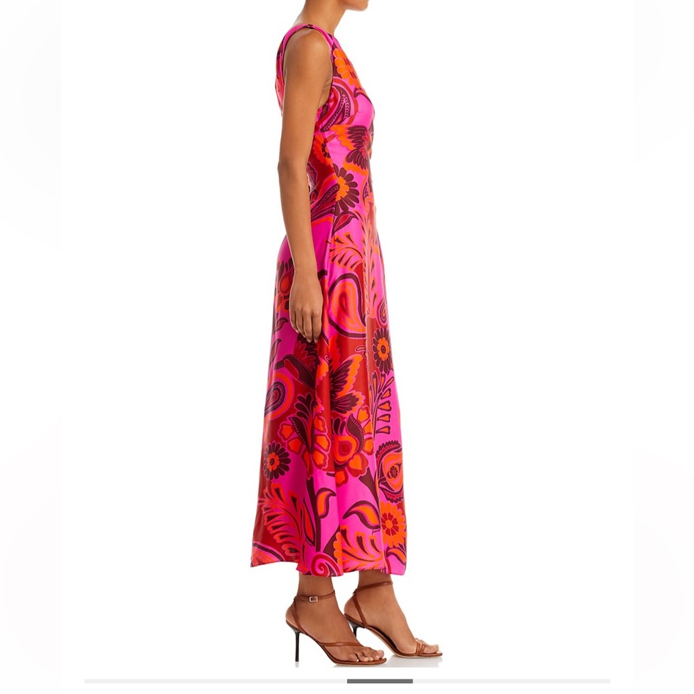FARM RIO NWT BOLD FLORAL MIDI DRESS ❤️ - Picture 6 of 10